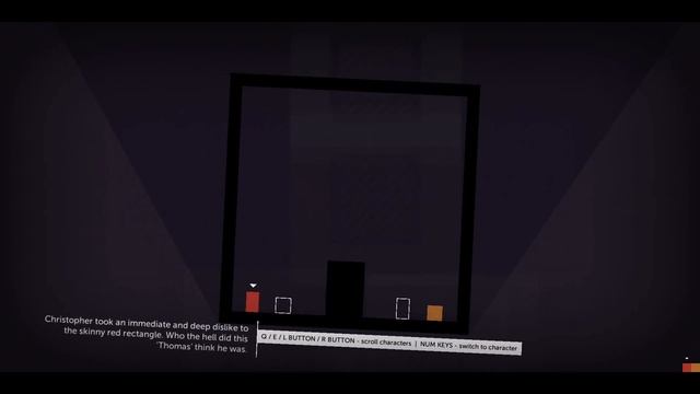 Indiegame Showcase: Thomas was Alone - Very Emotional story about the lives of little AI rectangles смотреть онлайн