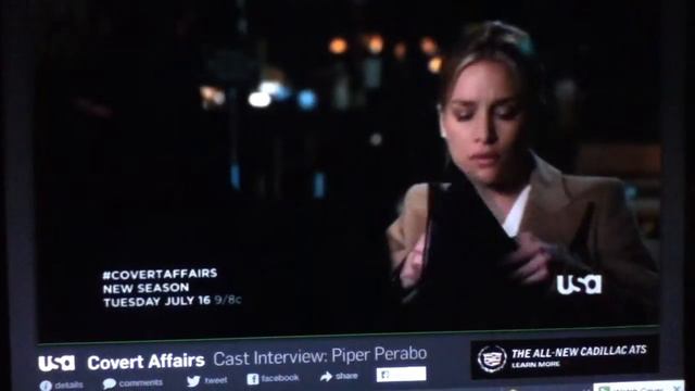 C O V E R T A F F A I R S: Piper Perabo (Cast Interview. Season 4) смотреть онлайн