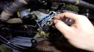 Замена промежуточной шестерни масляного насоса Stels Guepard