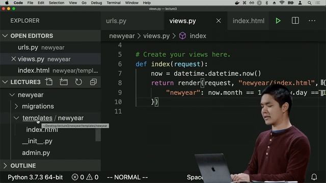 CS50W Лекция 3 Django Курс по Web программированию Гарвард смотреть онлайн