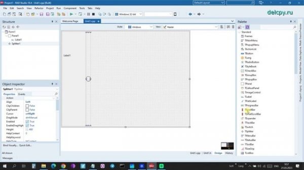 Splitter C++ builder.