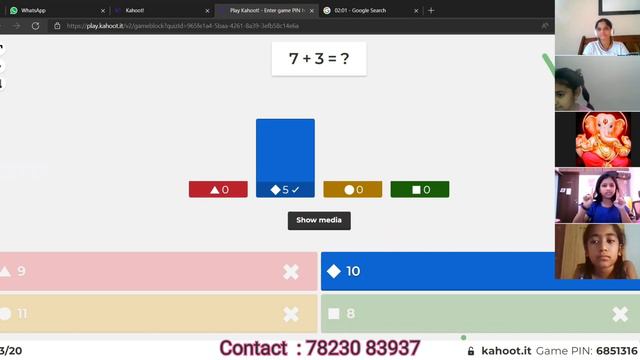 Vedic Maths Fun Learning With Kahoot Game. смотреть онлайн