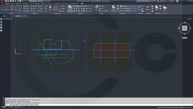 New Quick Trim - Autocad 2021 Training - 2D Basics смотреть онлайн