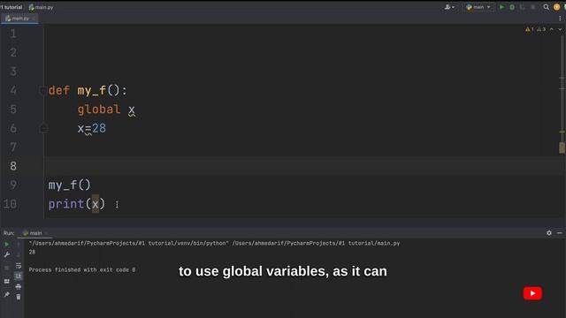 The Difference Between Local and Global Variables in Python Functions смотреть онлайн