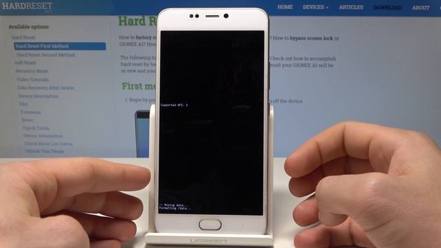 How to Hard Reset GIONEE A1 - Bypass Screen Lock смотреть онлайн