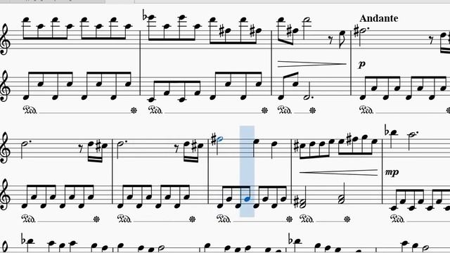 ПЬЕСА Красивая музыка на пианино Ноты Music Sheet VERY BEAUTIFUL MUSIC