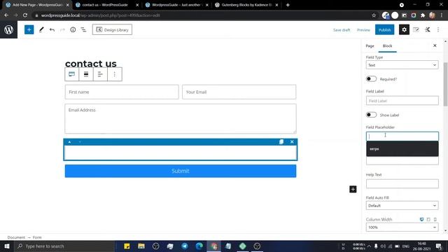 How to Add a Contact form in WordPress website | Kadence Blocks Tutorials смотреть онлайн