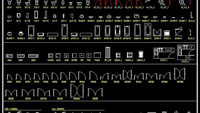 【25000 CAD Blocks Download 】Interior design standard 2D Blocks смотреть онлайн