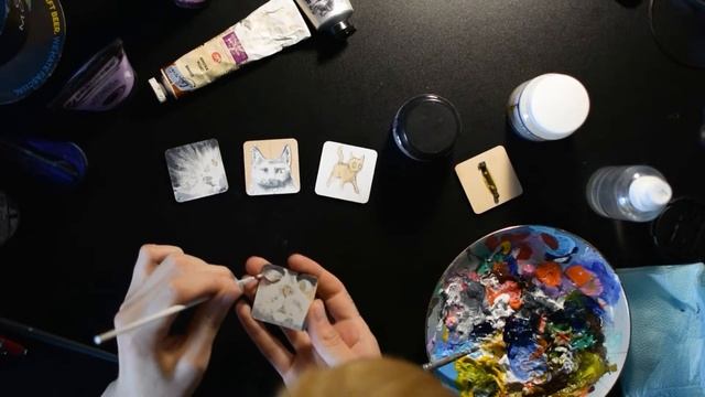 ДЕЛАЮ ДЕРЕВЯННЫЕ ЗНАЧКИ С МЕМНЫМИ КОТАМИ смотреть онлайн