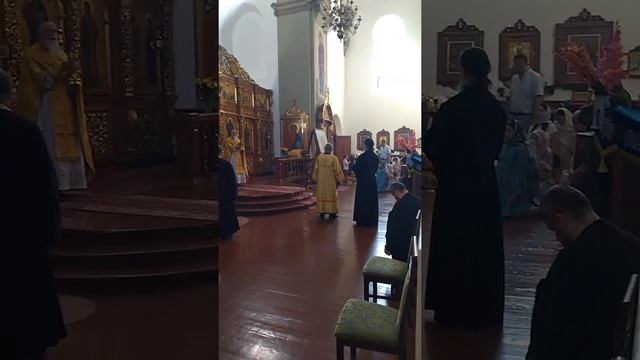 27.08.22. Ляденский Благовещенский мужской монастырь. Божественная Литургия.Молитва ко Св. Причасти смотреть онлайн