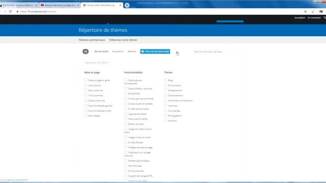 Tuto : comment sélectionner un thème dans Wordpress смотреть онлайн