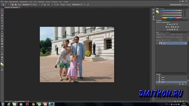 Удаление нежелательных объектов в Adobe Photoshop с помощью штампа смотреть онлайн