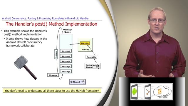 Section 1: Module 3: Part 4: Posting and Processing Runnables with Android Handler смотреть онлайн
