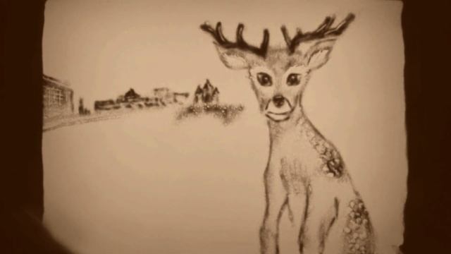 Шоу песка «Прикосновение», для новостного паблика "Олень Максим" смотреть онлайн