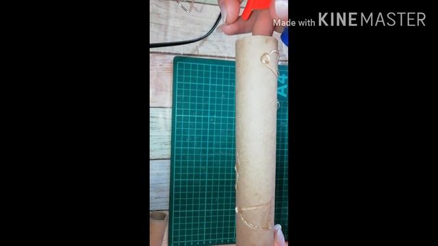 Клей пистолет, втулки и немного фантазии и ребёнок занят минут на 30.? смотреть онлайн