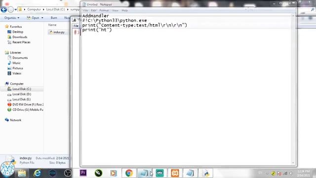 How to Setup to Run Python Script on XAMPP Server | Python on xampp | Python CGI | Sinhala | 2020 смотреть онлайн