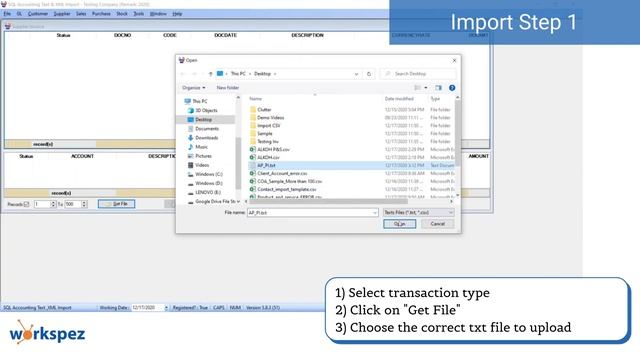 Bot How to Import txt file into SQL Accounting смотреть онлайн
