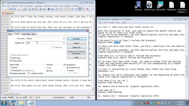 Converting Online Bible modules to a txt file, then to theWord, and then to MySword смотреть онлайн