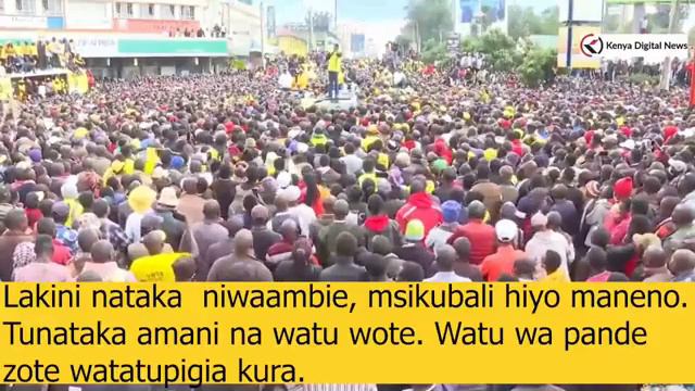 DP RUTO calls for unity, peace among all communities смотреть онлайн