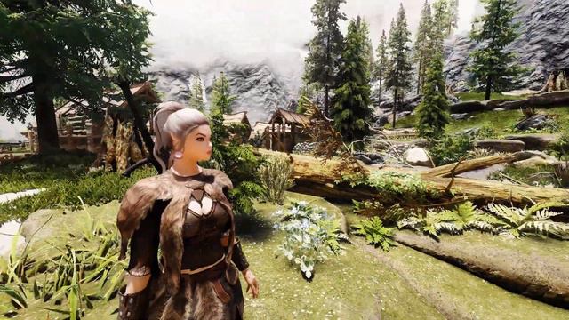 Skyrim SE Ultra Modded with Raytracing [ Showcase & Gameplay ] смотреть онлайн