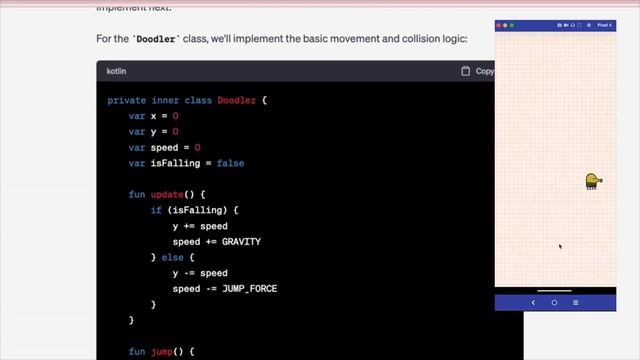 Can AI code Doodle Jump for Android? Watch ChatGPT try смотреть онлайн