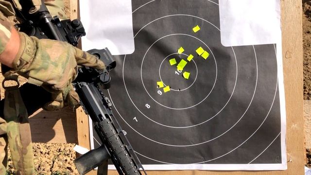 Обнуление коллиматорных прицелов на AR15 способом 50-200м |проверка на охотничьем карабине| смотреть онлайн