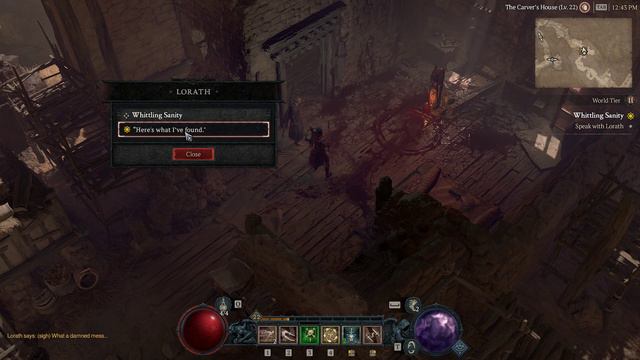 Whittling Sanity Diablo 4 смотреть онлайн
