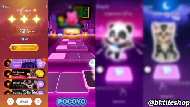 Omnom vs Pocoyo vs Baby Bus vs Cute Cat Waka Waka | Tiles Hop EDM Rush смотреть онлайн