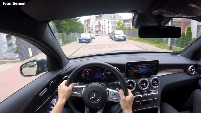 2020 MERCEDES GLC Coupé New FACELIFT GLC 220d AMG Line MBUX Review POV Drive Better Than BMW X4?!