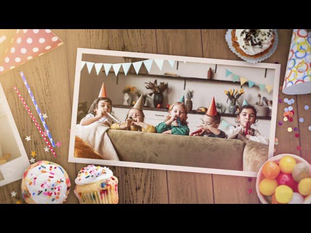 Слайд-шоу "Детское 2". Пример. Поздравление, презентация, монтаж видео на заказ.