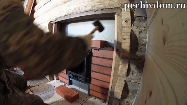 Чугунная Печь, АТБ (Карелия), Установка банной печи смотреть онлайн