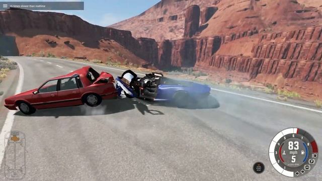 BeamNG Drive - McLaren Speedtail Crashes Traffic - Episode 30 смотреть онлайн