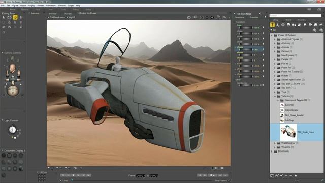 Poser Pro 11 Tutorial: Setting Up Scenes смотреть онлайн