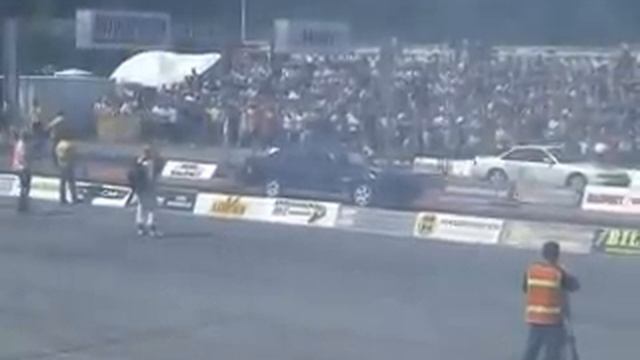 1129 bhp BMW M5 (8.83 sec @ 157 mph) Turbo Drag Racing смотреть онлайн