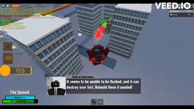 Supreme Speakerman Showcase in Skibid Toilet Siege Defense смотреть онлайн