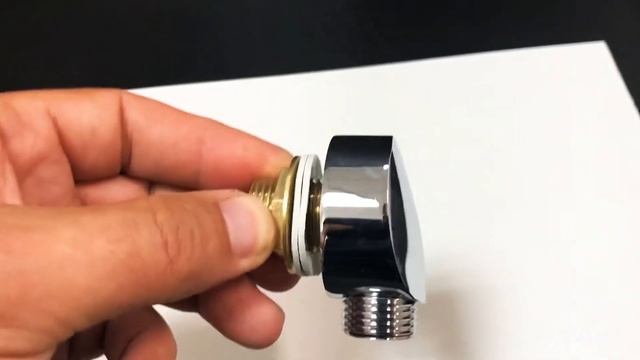 Штуцер шланга душа лейки металл хром смотреть онлайн