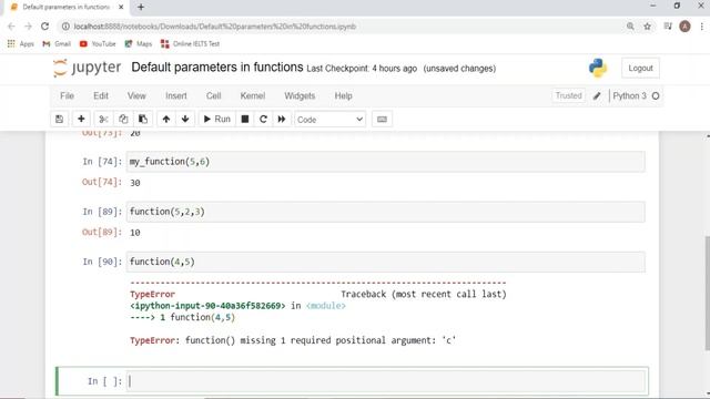 Python Tutorial for Beginners | Python Functions in hindi | Learn How to use Functions in Python смотреть онлайн