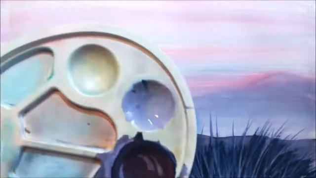 Рисуем ГОРНЫЙ пейзаж гуашью смотреть онлайн