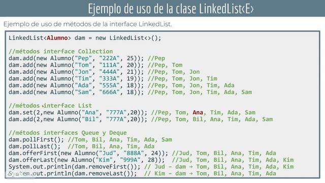JAVA: LinkedList ☕ DAM - DAW смотреть онлайн