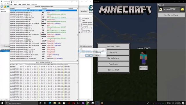 Minecraft ZOOM MOD with CHEAT ENGINE!