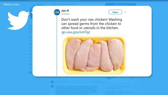 Should you wash your chicken before you cook it? CDC says no смотреть онлайн