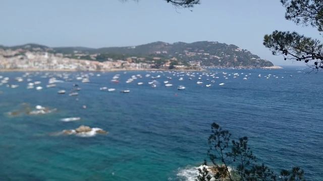 Calella de Palafrugell Camino de ronda from Cap de Roig / Costa Brava / Cataluna / Spain смотреть онлайн