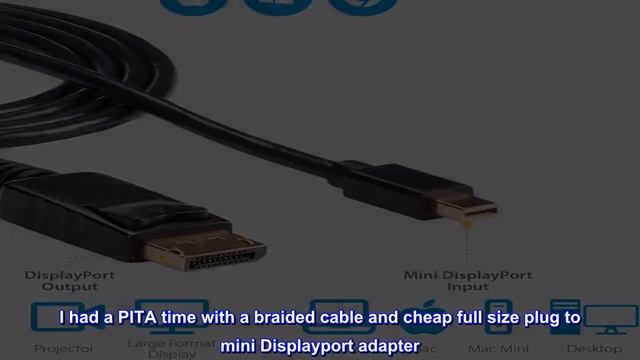 Great product - StarTech.com 6ft (2m) Mini DisplayPort to DisplayPort 1.2 Cable - 4K x 2K UHD Mini смотреть онлайн