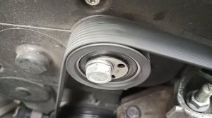 Шелест натяжного ролика ремня генератора VBF Приора