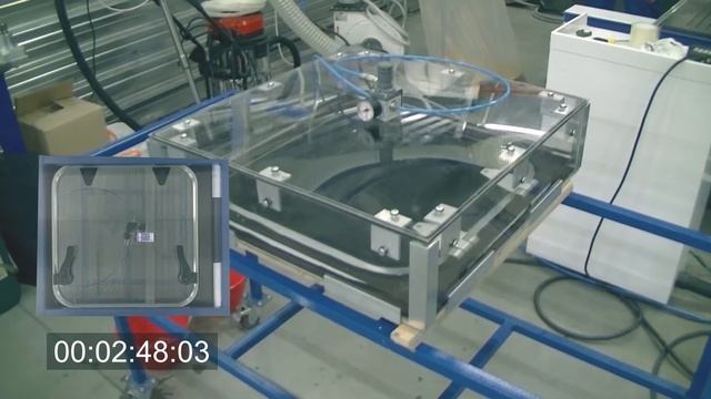 Испытания на водонепроницаемость безрамных люков "Пеликан" по ISO 12216-2018 смотреть онлайн