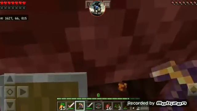 Нашёл сломанный портал в АД. Прохождение Minecraft PE 1.16.1.02 [#4] смотреть онлайн