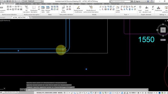 Active,not active bars in shop drawing by autocad structural detailing.|ASD смотреть онлайн