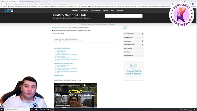 Как подключить #GoPro в качестве веб-камеры?/ Приложение #GoProWebcam / Обновление камеры GoPro / 4 смотреть онлайн