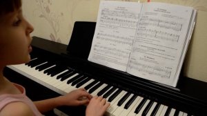 Птичка - Украинская народная песня (1 класс, фортепиано)