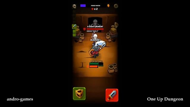 One Up Dungeon (by Hyperkani) - rpg game for Android - gameplay. смотреть онлайн